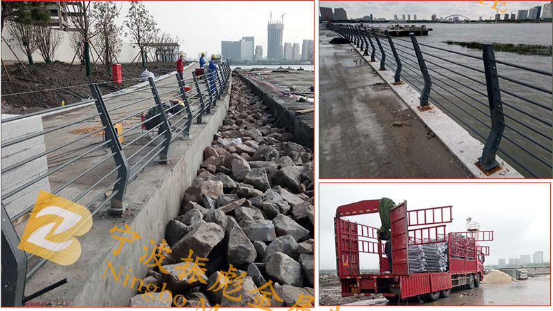 上海河道鋅鋼護欄案例-3